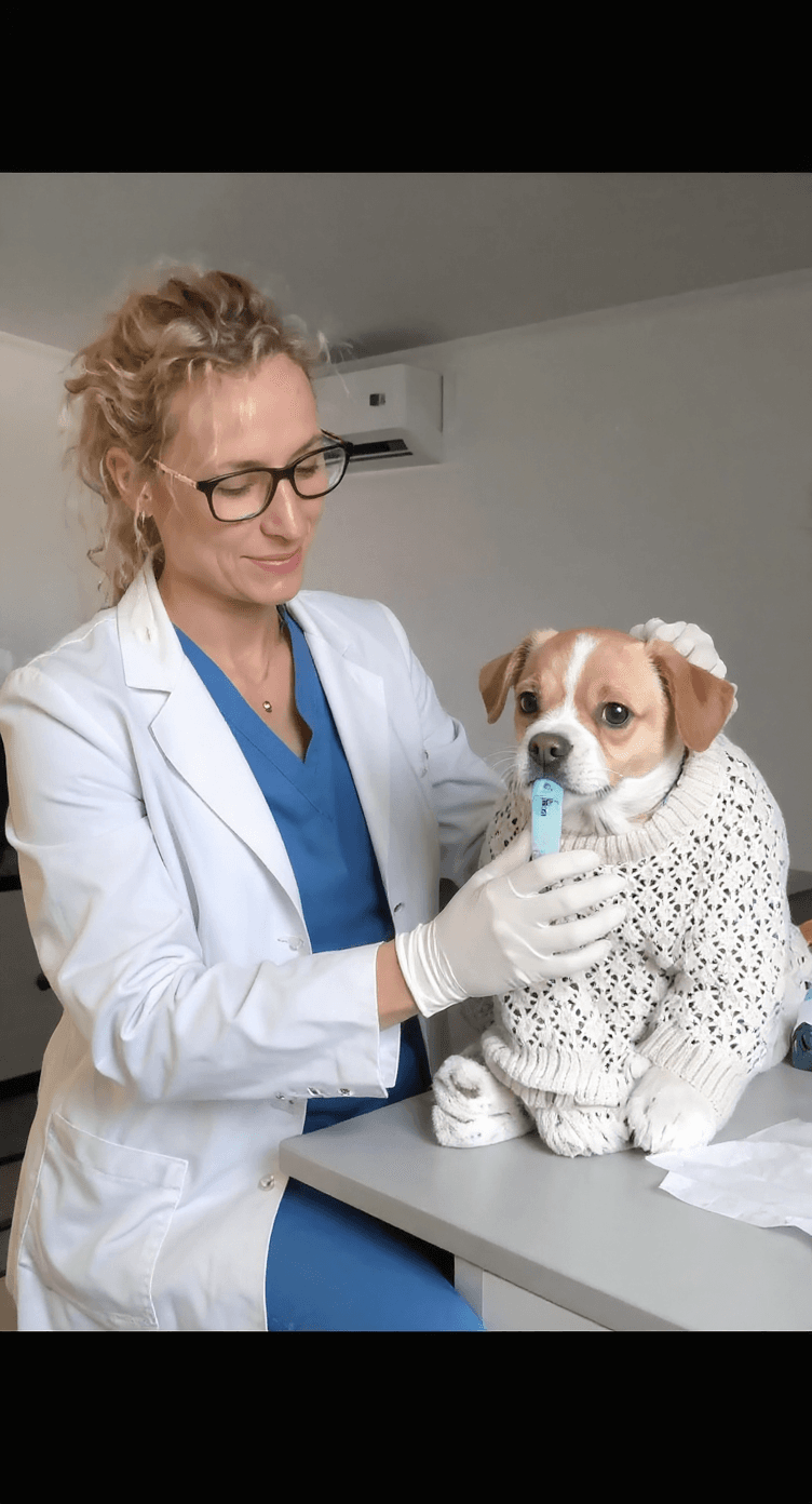 AI generated: has como si fuera una veterinaria que cuida de su mascota