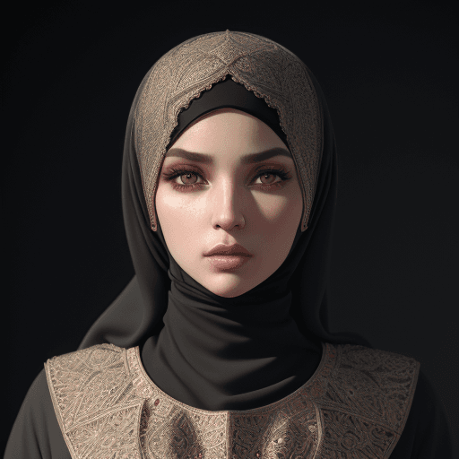 AI generated: Hijab Fashion, intricate artwork . octane render, trending on artstation,t symmetrical artwork. cine...