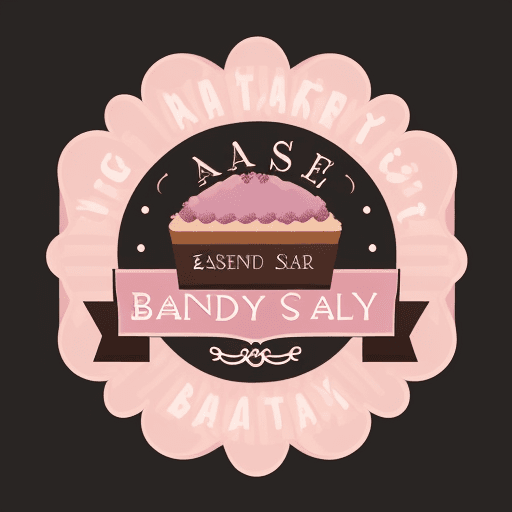 AI generated: generate an elegant logo for a bakery and candy sale