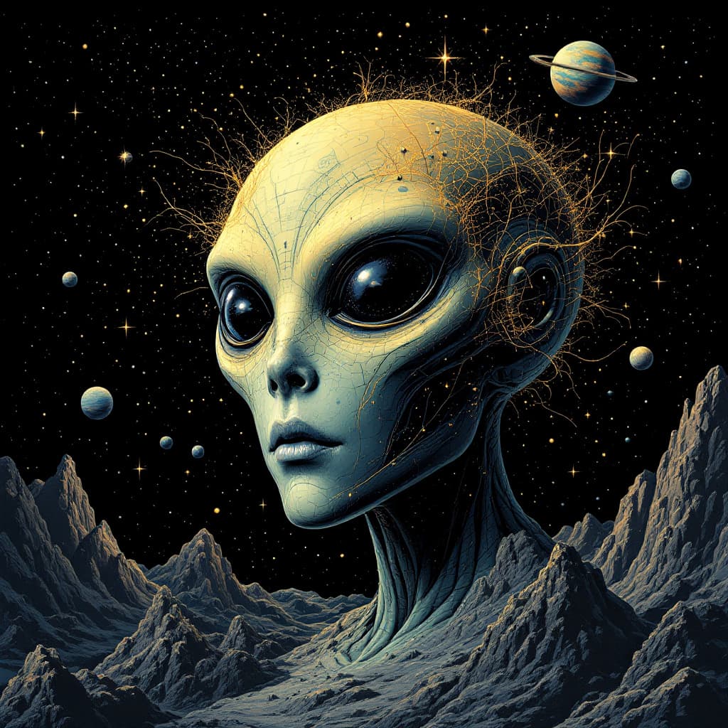 AI generated: intelligent extra-terrestrial life 
