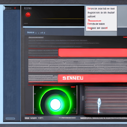 AI generated: Create animated hal900, Enter the text "Recording..." , also enter the text "Sentry Activated" with ...