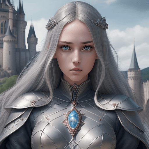 AI generated: Wizard Girl. Beautiful face. Slender body. Realistic face. Beautiful eyes. Detailed face. Detailed e...