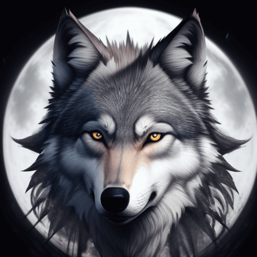 AI generated: wolf