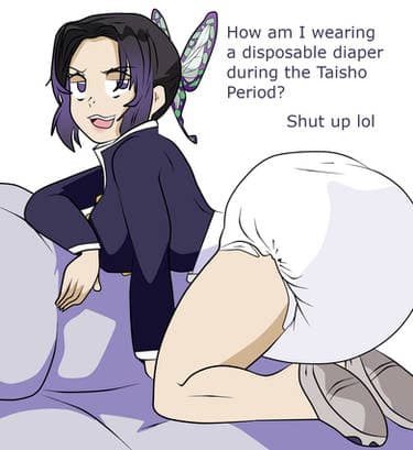 AI generated: Hinata adult Abdl