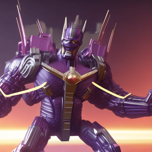 AI generated: Galactus of Marvel, acariciándose la mandibula, 8K, masterpiece, octane render, ray-tracing