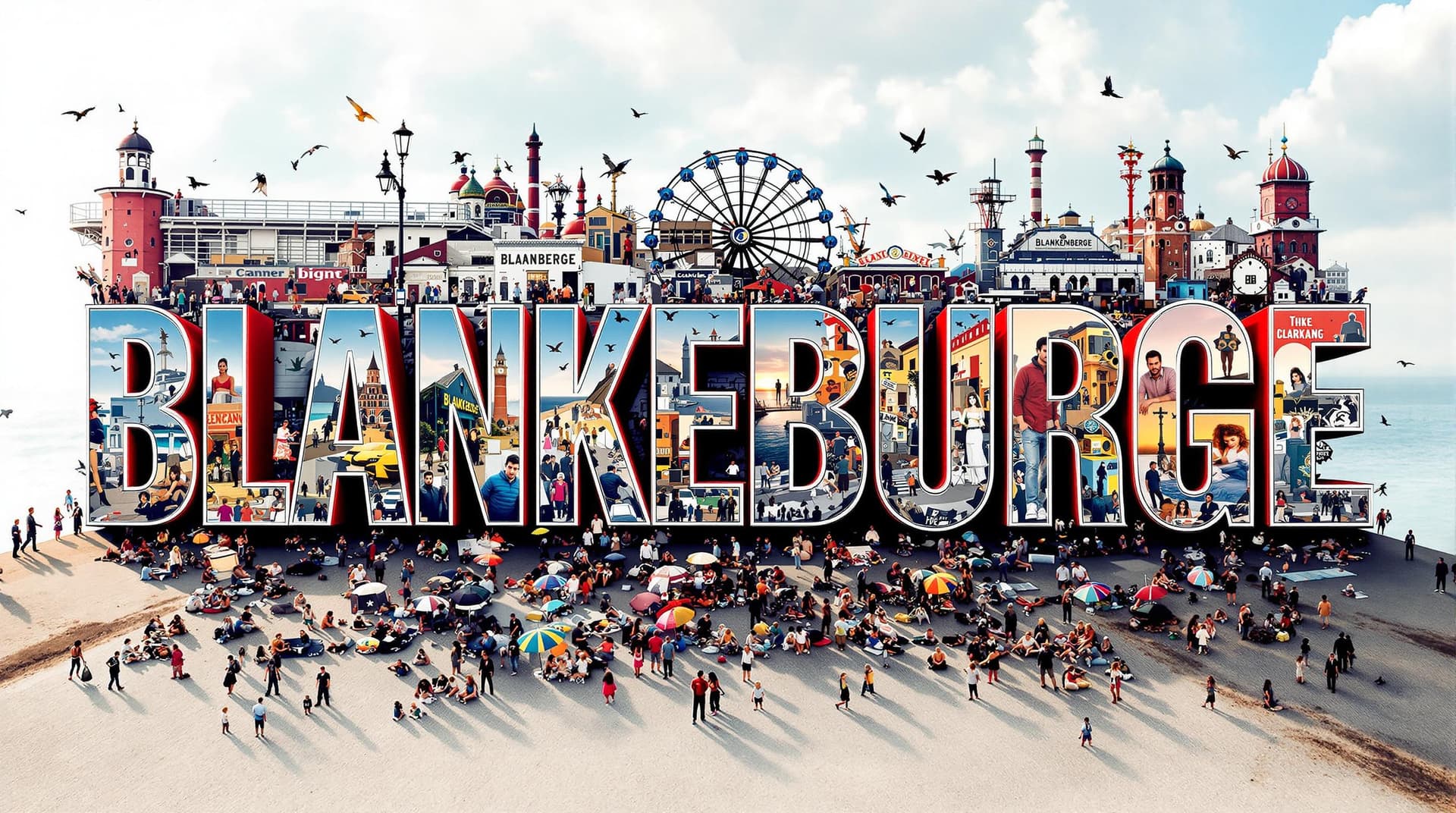AI generated: A striking, high-contrast cinematic photo-style vertical collage that captures the essence of "Blank...