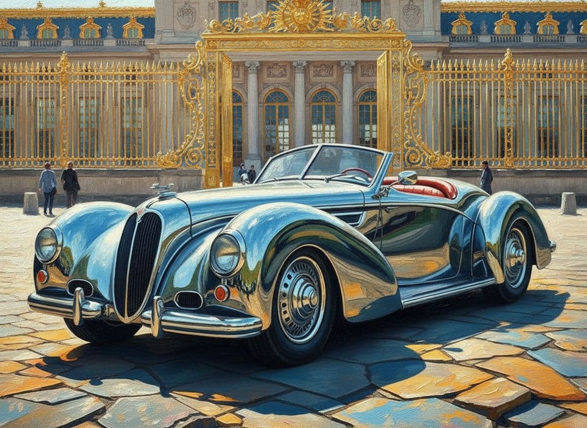 AI generated: at the Palace of Versailles