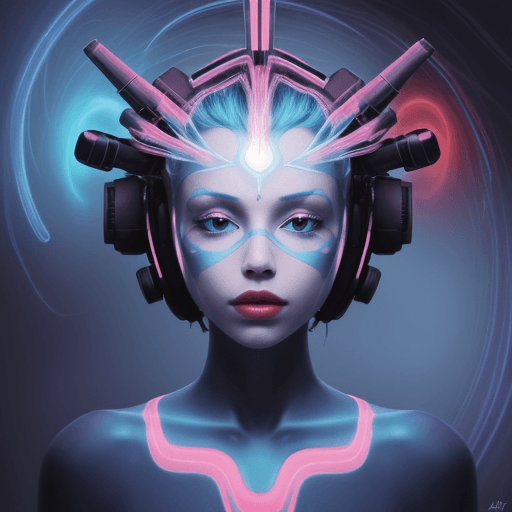 AI generated: abstract NEUROFUNK ART