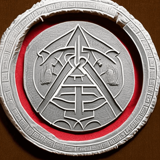 AI generated: Create a wax seal for the De la Cruz Martin Amillano Gomez family. DE LA CRUZ MARTIN will appear abo...