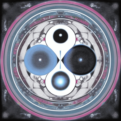 AI generated: Create an image based on the yin-yang symbol representing the themes of Artificial Intelligence (AI)...
