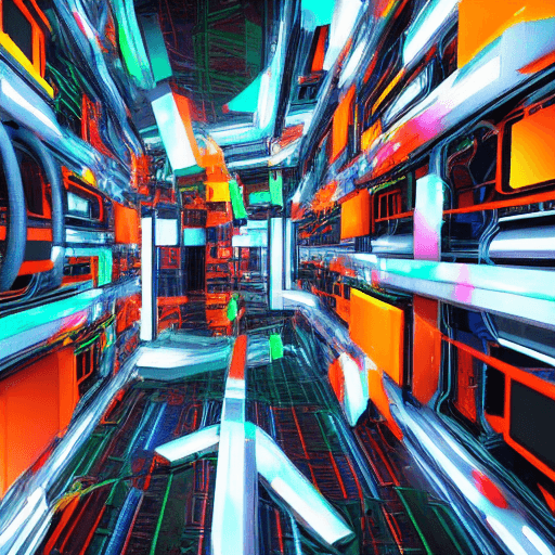 AI generated: machine learning, neural networks, cyberpunk, bright colors, rich colors, full body, passion , white...