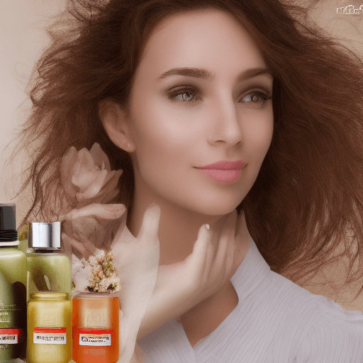 AI generated: stoytelling in advertisement, natural cosmetic brand, natural feeling, beautiful, elegant, women in ...