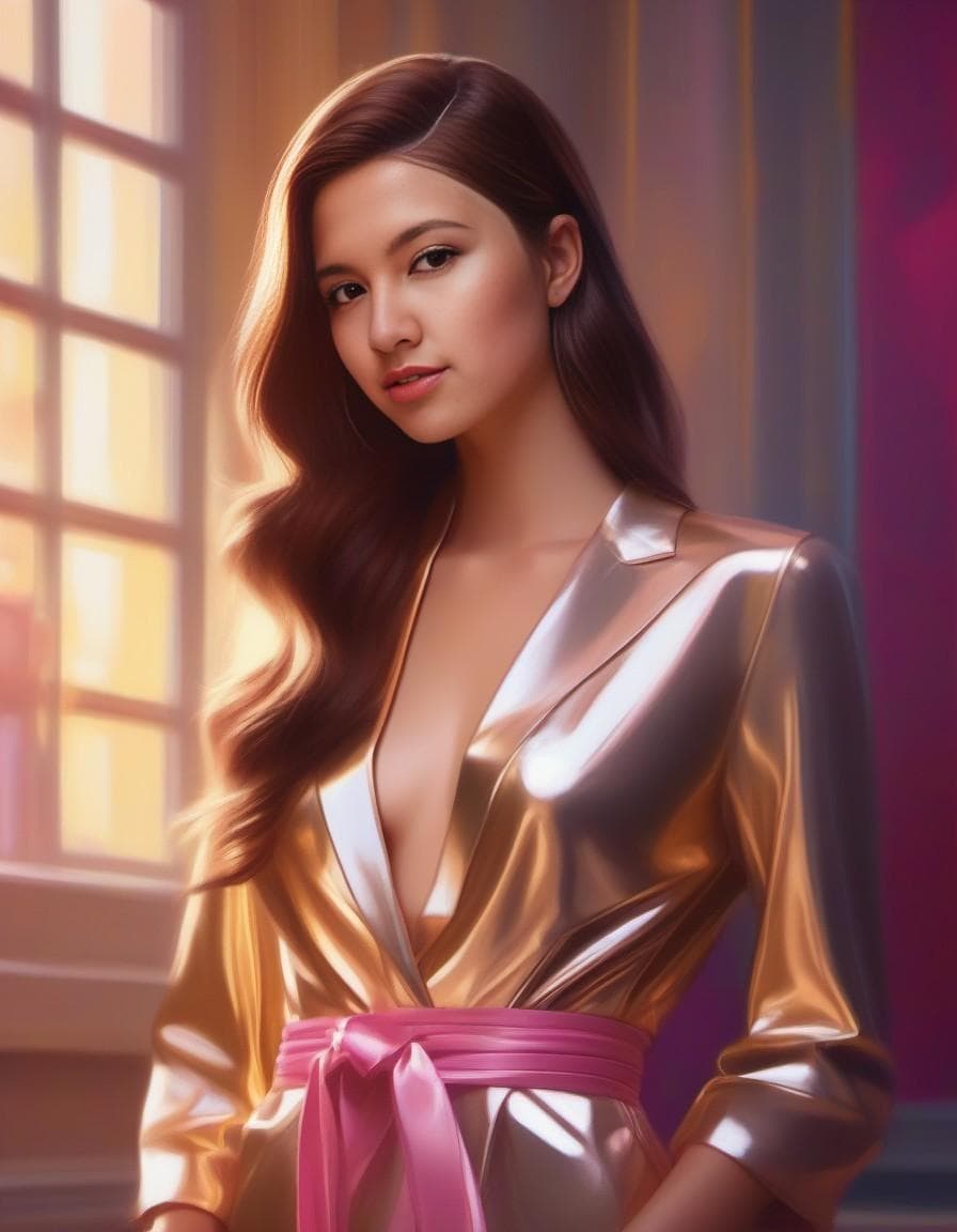 AI generated: eloquent fashion renders by julian, in the style of ilya kuvshinov, golden light, exotic realism, da...