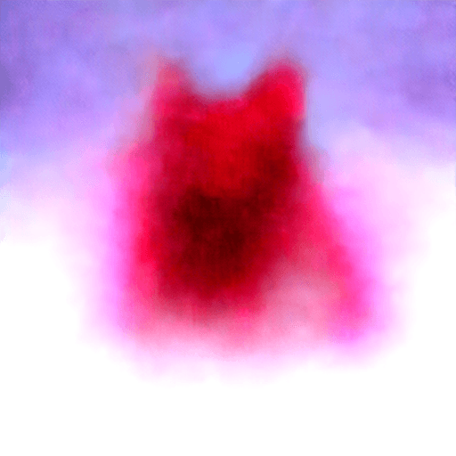 AI generated: A red dog straight the ears in the snow