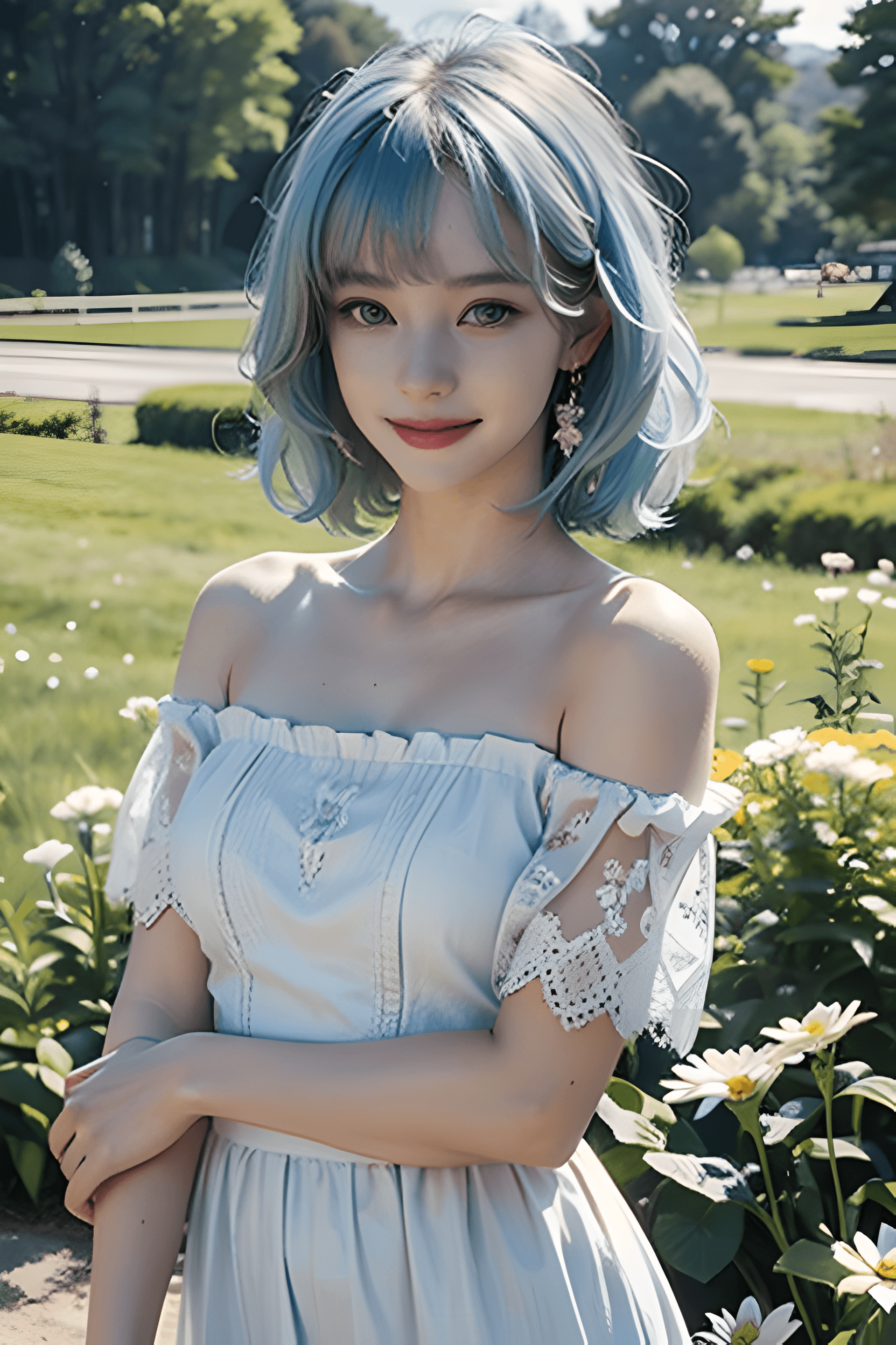 AI generated: Best quality, masterpiece, ultra high res, (photorealistic:1.4), raw photo, pale skin, perfect face ...