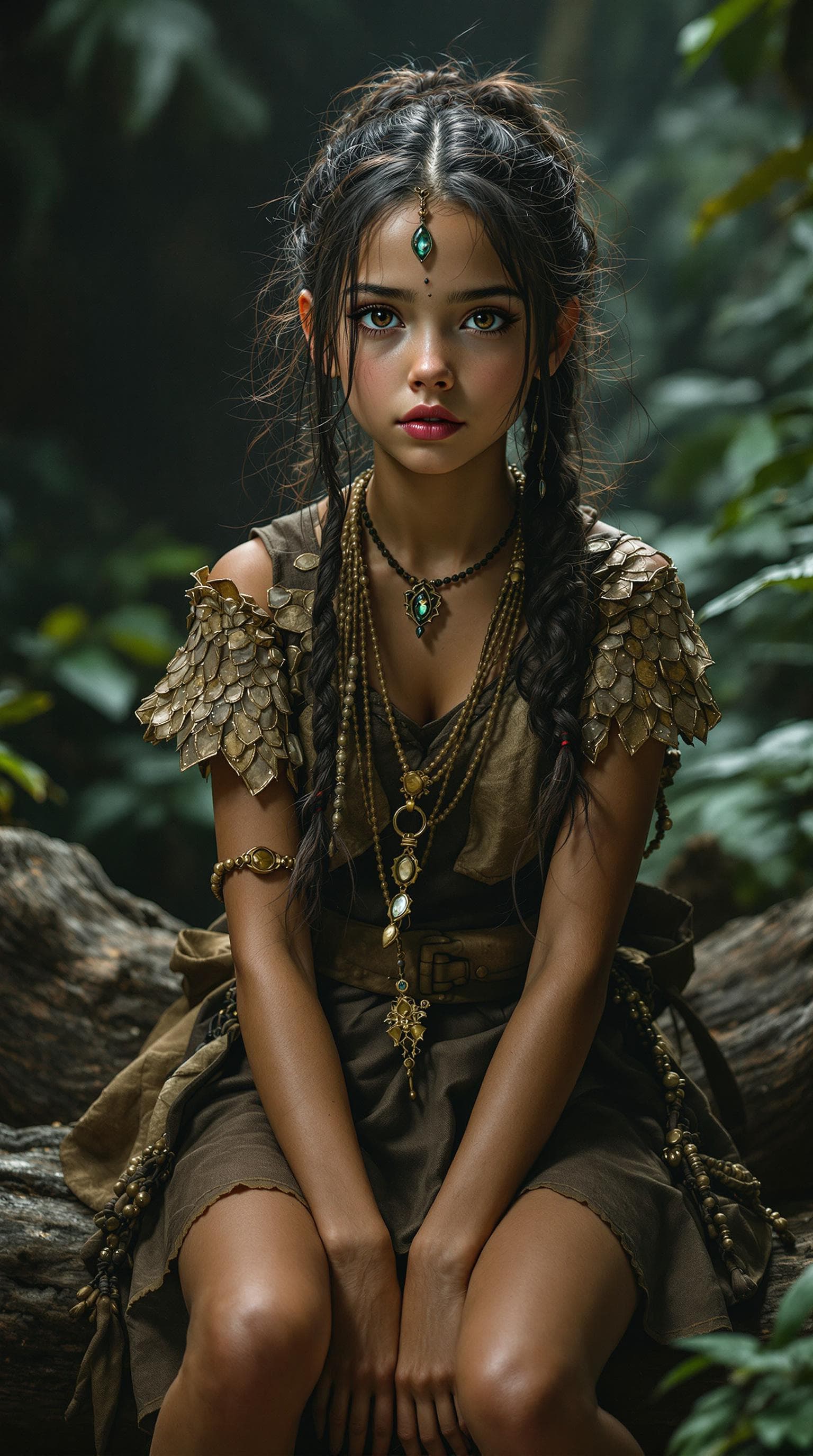 AI generated:  professional photo of a exceptionally beautiful girl in the world  (young girl), (seven year old) 1...