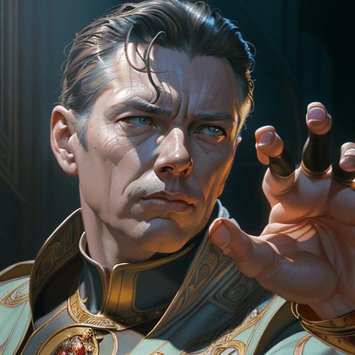 AI generated: a hand with 5 fingers, detailed, centered, digital painting, artstation, concept art, donato giancol...