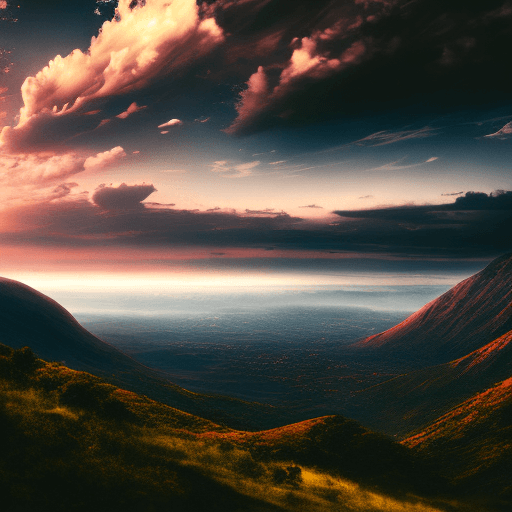 AI generated: Cinematic landscape