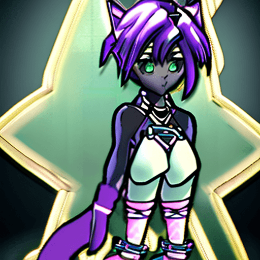 AI generated: Sage from valorant but as a cat girl
