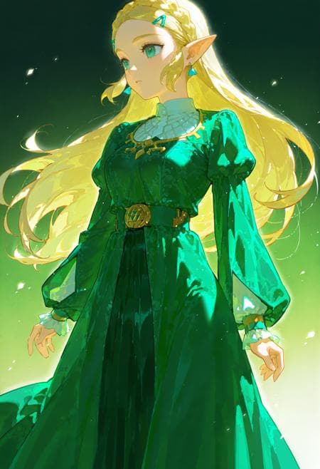 Emerald Ivy Regal Gown - Image 4