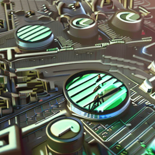 AI generated:  Different icons: Energy, war, Ecology, Economy, Health and Technology. Background is two possible f...