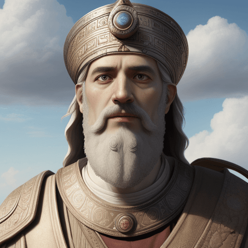 AI generated: Proto-Indo-European Sky-Father Dyeus Phater, photo realistic, detailed