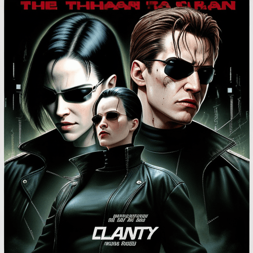 AI generated: if the movie the Matrix and Terminator were together in the same poster