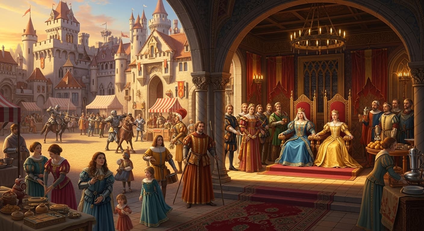 AI generated: la vie de château