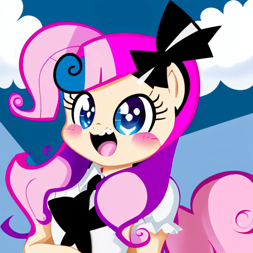 AI generated: pinkie pie establishes an anarchist country