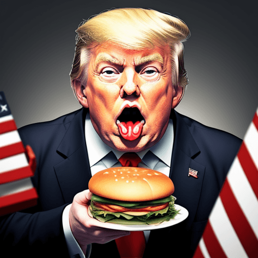 AI generated: Hungry Trump
