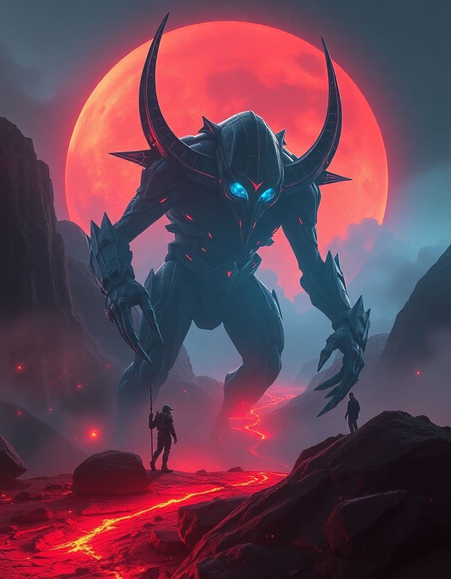 AI generated: futuristic evil