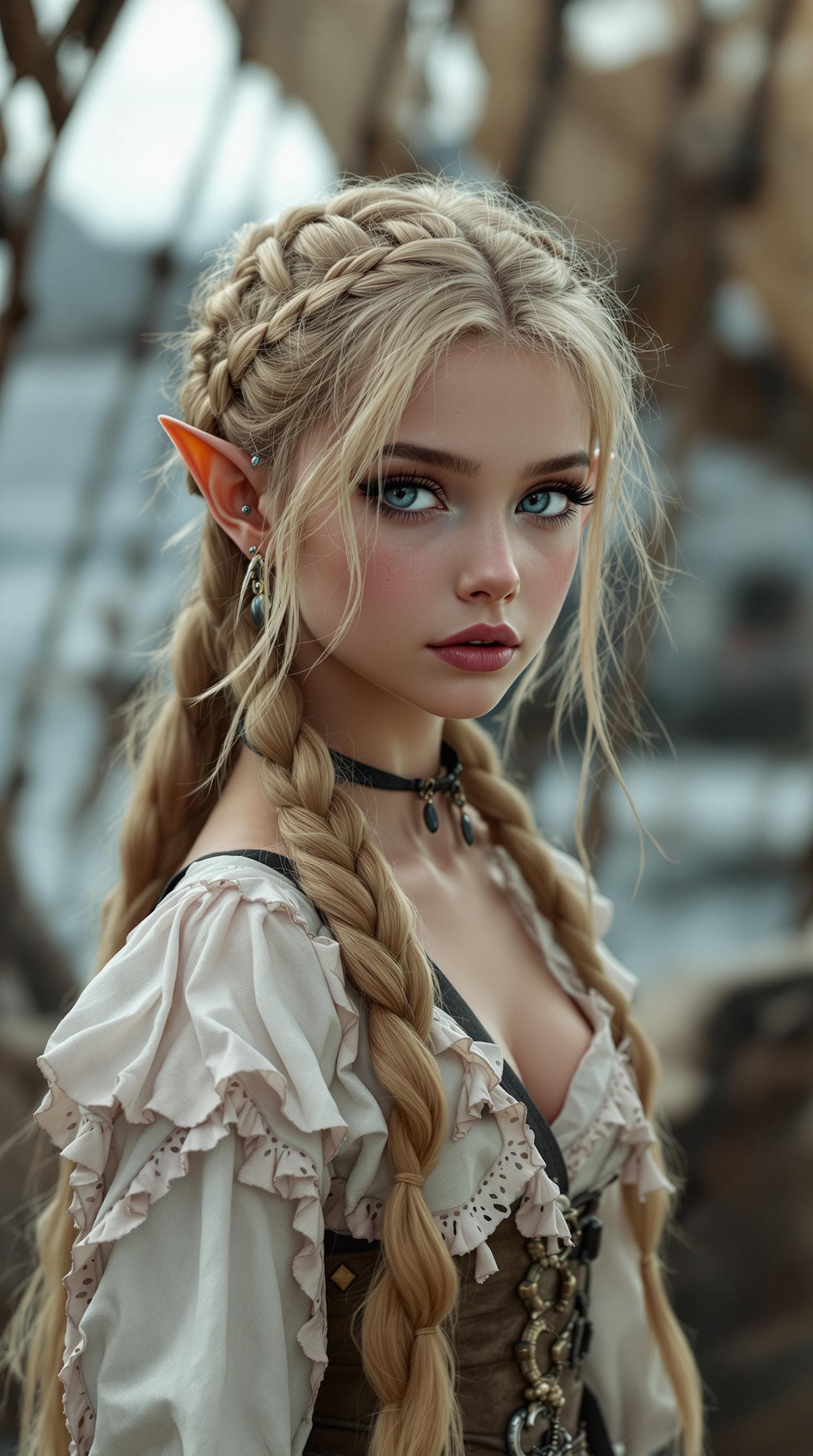 AI generated: djrny-v4 style, score_13, score_28_up, score_37_up, a professional photo of a (young adolescent twee...