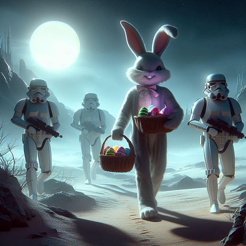 AI generated: Star Wars Easter