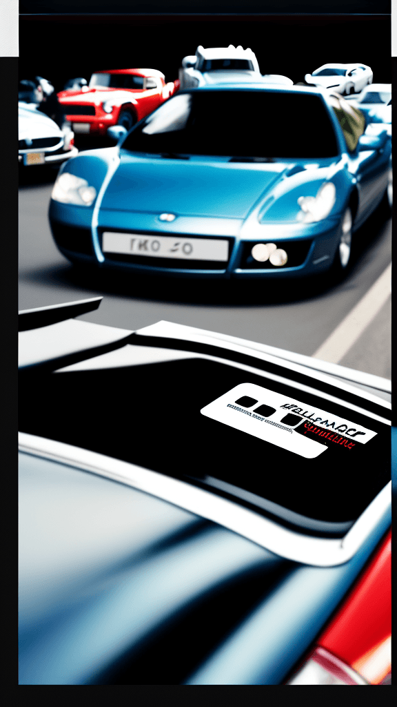 AI generated: High resolution photo, service card design on automotive theme website, car broker, car selection, c...