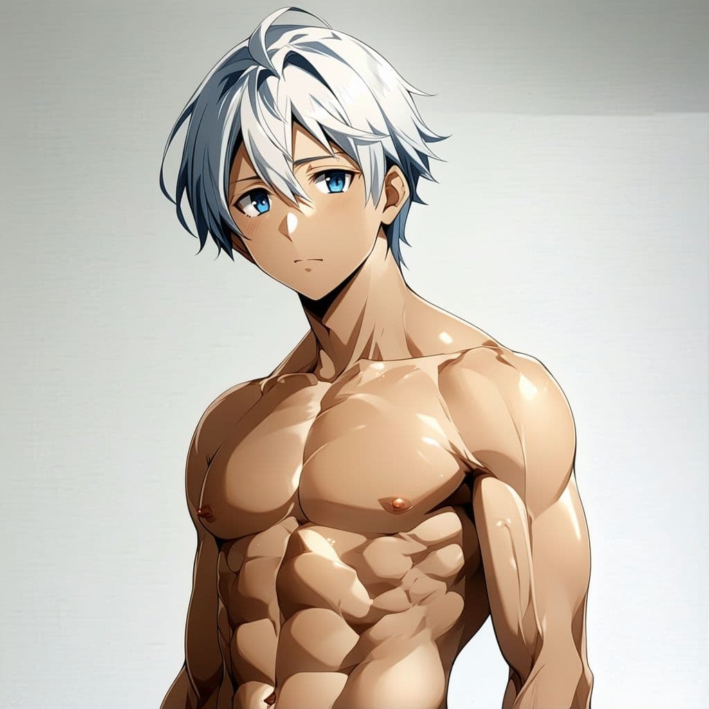AI generated: Shota, naked, penis 
