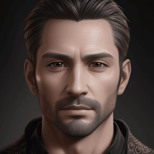 AI generated: 33 year old man, , detailed facial features, sharp eyes, extremely detailed, photorealistic, highly ...