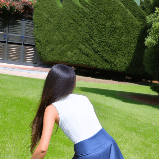 AI generated: NSFW, Beautiful, 18 year old, girl, ass close up, school uniform, bending over, showing ass, no pant...