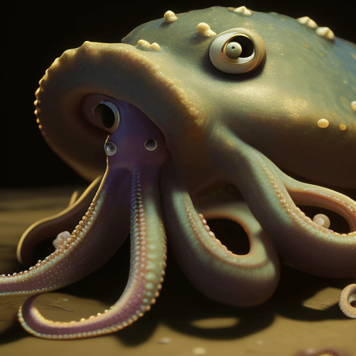AI generated: hyperrealistic dslr film still of early cuyler squidbillies, anthropomorphous cephalopod, stunning 8...