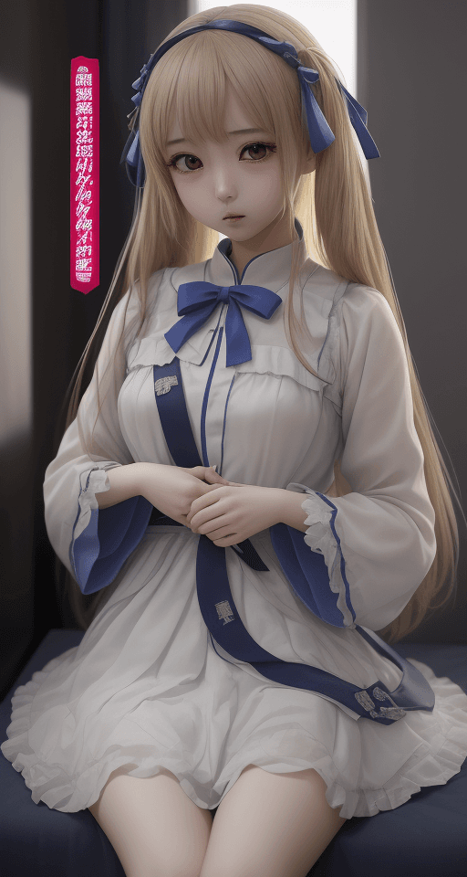 AI generated: 一个少女全身 长腿透明紧身裤 高清画质低机位拍摄