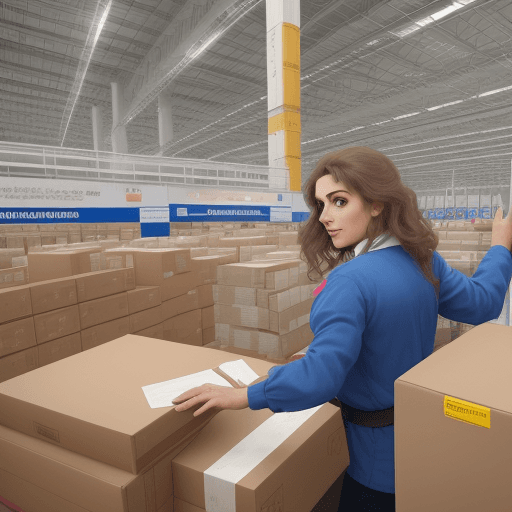 AI generated: imagen futurista sobre la logistica