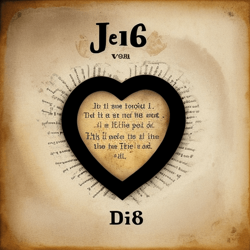 AI generated: bible verse john 3:16