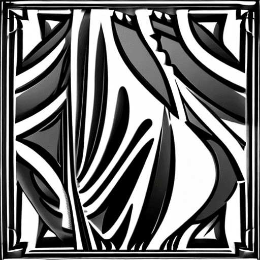 AI generated: skeleton limbo dancing with the devil, vector b&w