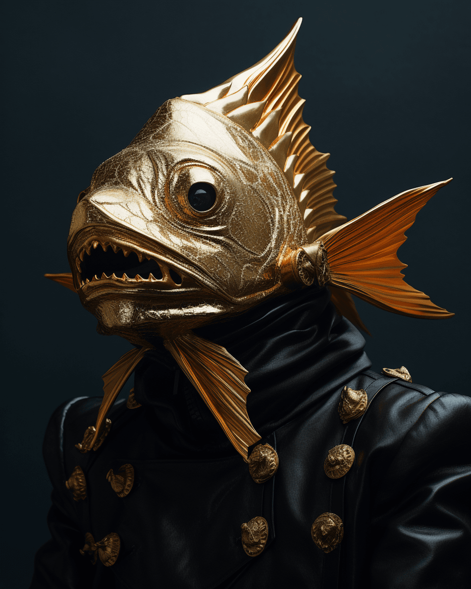 AI generated: fish mask