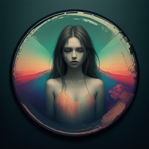 AI generated:     visually captivating album cover design high quality, relax — style raw