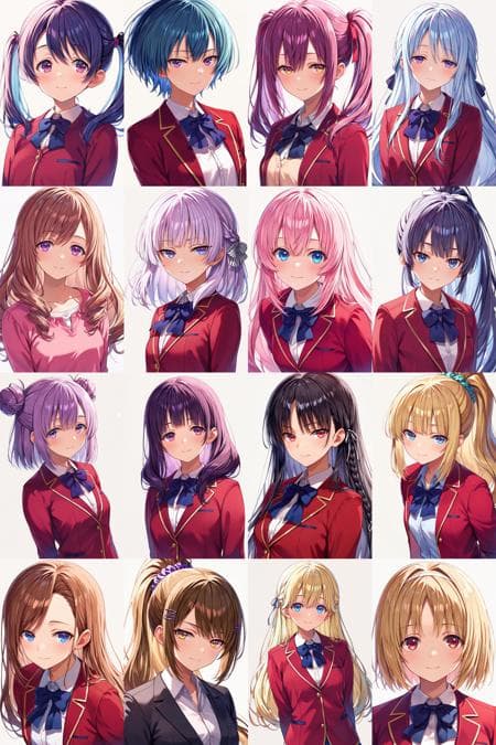(IL / NoobXL) Classroom of the Elite (all in one) | 实教 全角色 | ようこそ実力至上主義の教室へ