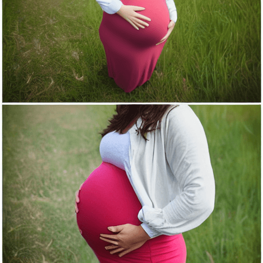 AI generated: pregnant little girl 