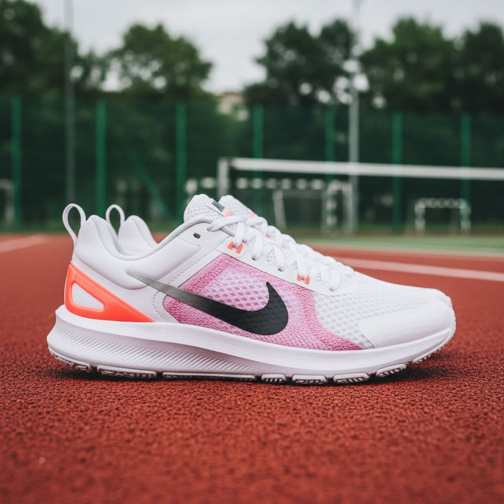 AI generated: {
  "product": {
    "type": "athletic sneaker",
    "brand": "Nike",
    "model": "training/run...