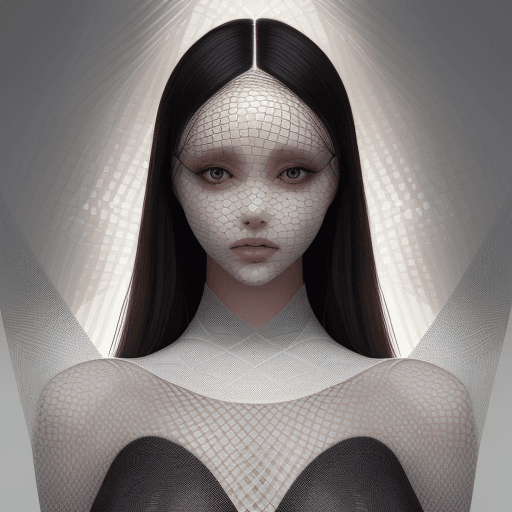 AI generated: Use artificial intelligence to create a visually striking image that represents a cotton fabric text...