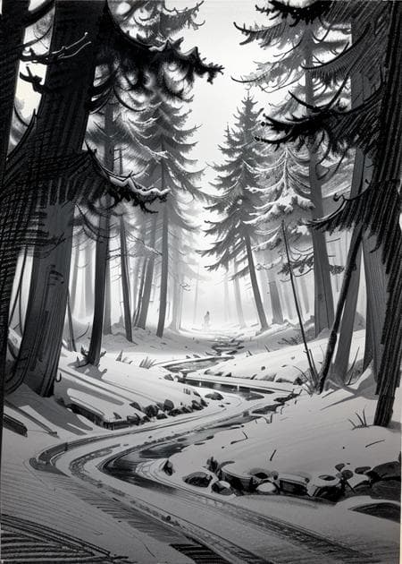 Charcoal sketch - Image 3