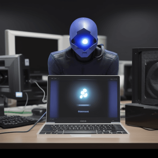 AI generated: computer hero